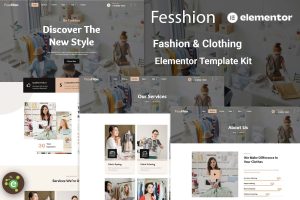 Fesshion – Fashion & Clothing Elementor Template Kit