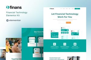 Finans – Financial Technology Elementor Pro Template Kit