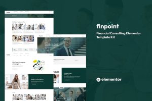 Finpoint – Financial Consulting Elementor Template Kit