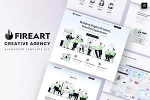 Fireart – Creative Agency Elementor Template Kit