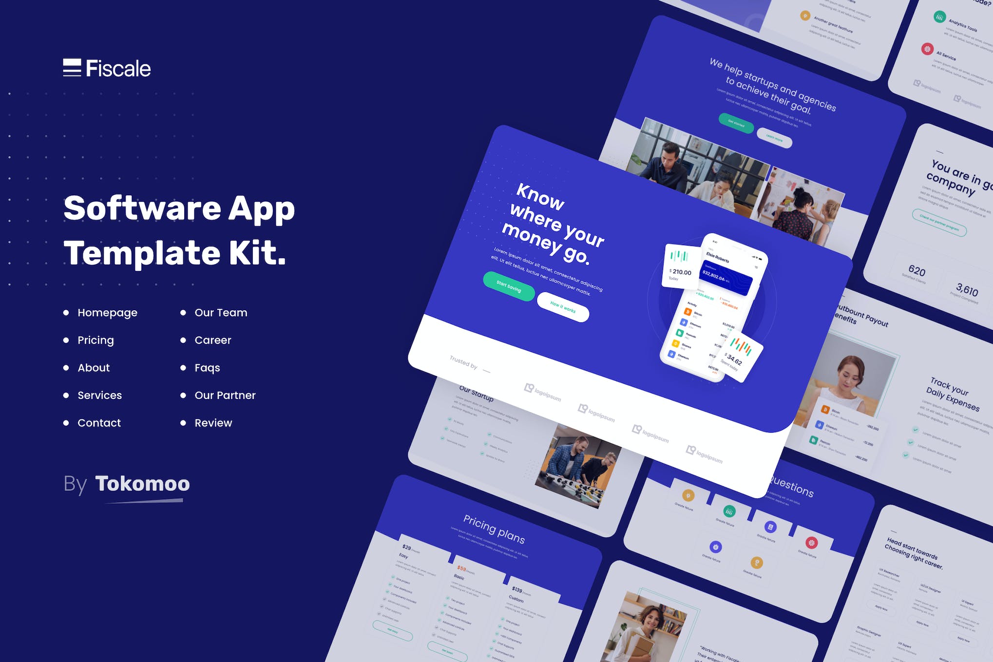 Fiscale- Business and Finance Startup Elementor Template Kit
