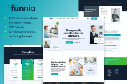 Funnia- Digital Agency Elementor Template Kit