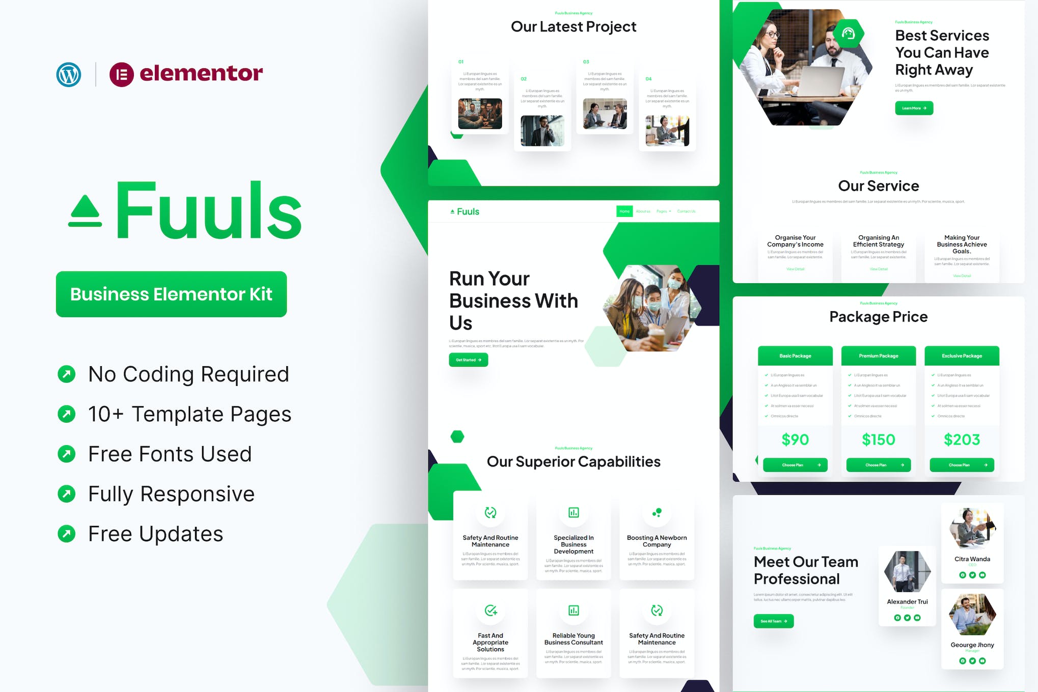 Fuuls- Business Elementor Pro Template Kit