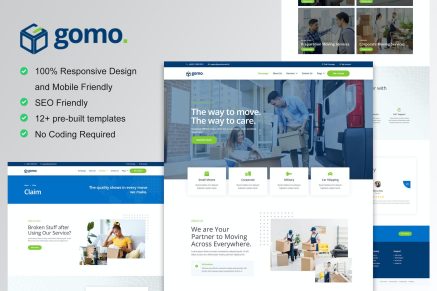 Gomo- Moving Company Elementor Template Kit