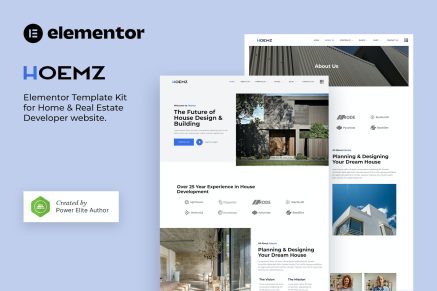 Hoemz- Home and Real Estate Developer Elementor Template Kit