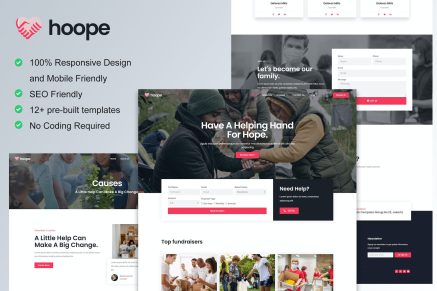 Hoope- Charity and Donation Elementor Template Kit