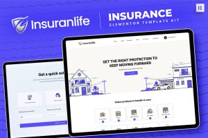 Insuranlife – Insurance Agency Elementor Template Kit
