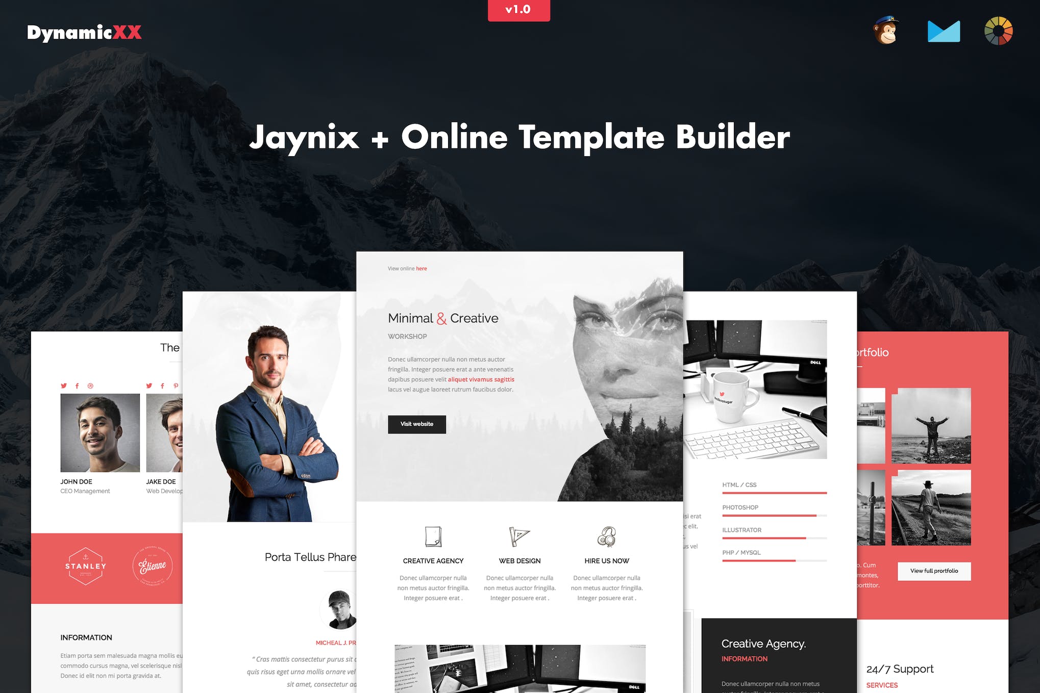 Jaynix - Responsive Corporate Portfolio Email
