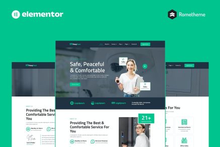 Kangkunci- Locksmith and Security System Elementor Pro Full Site Template Kit