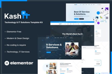 Kashit- Technology and IT Solutions Template Kit