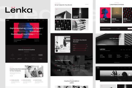 Lenka- Creative Digital Agency Elementor Template Kit