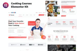 Maem – Cooking Courses Elementor Template Kit