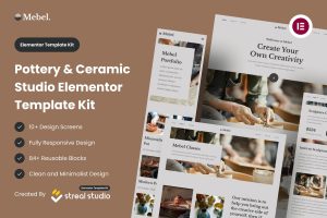 Mebel – Pottery & Ceramic Studio Elementor Template Kit