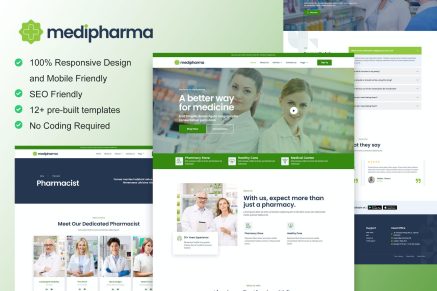 MediPharma- Pharmacy and Medical Elementor Template Kit