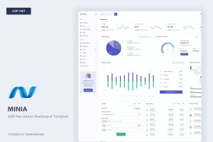 Minia – ASP.Net Admin Dashboard Template