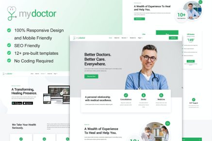MyDoctor- Doctor On Demand Elementor Template Kit