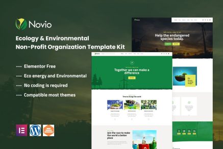 Novio- Ecology and Environmental Non- Profit Organization Template Kit