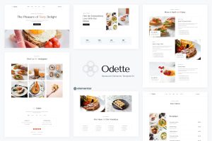 Odette – Restaurant Elementor Template Kit