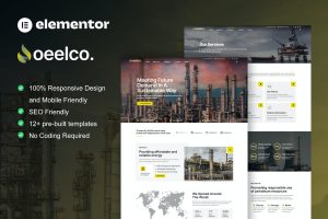 Oeelco – Oil Company & Industrial Elementor Template Kit