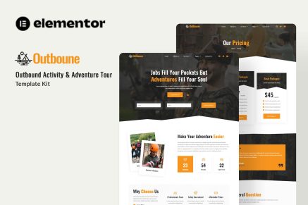 Outbone- Outbond Activity and Adventure Tour Elementor Template Kit
