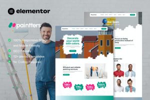 Paintters – Painting Service Elementor Template Kit
