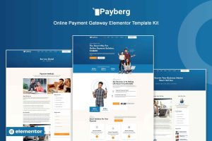 EzePay – Online Payment Gateway Elementor Pro Template Kit