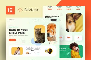 Petvanta – Pet Care Services Elementor Template Kit