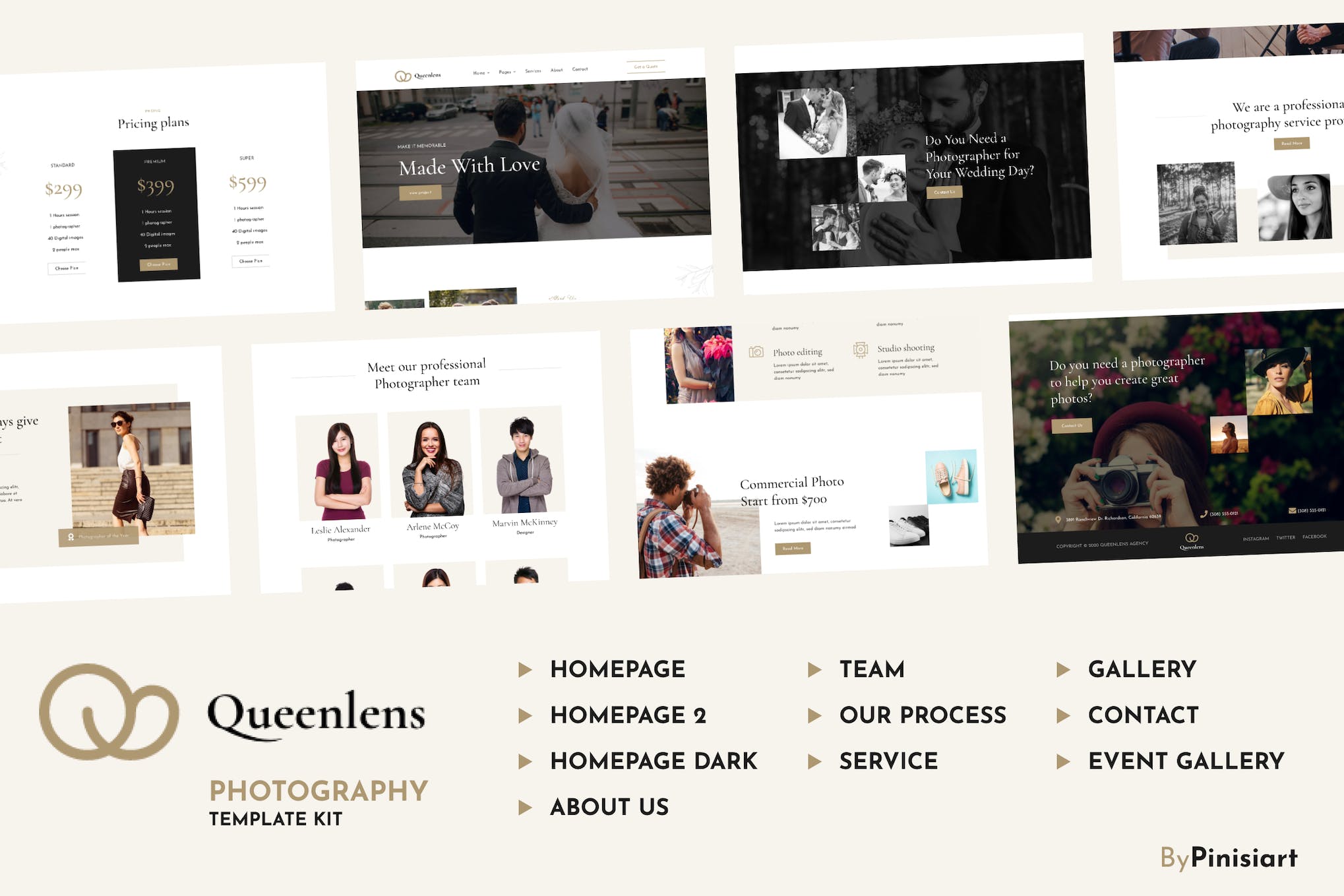 Queenlens- Portfolio and Photography Elementor Template Kit