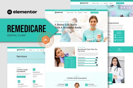 Remedicare- Dentist and Dental Clinic Template Kit