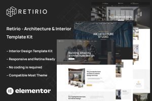 Retirio – Architecture & Interior Template Kit