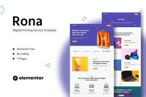 Rona – Digital Printing Service Template Kit