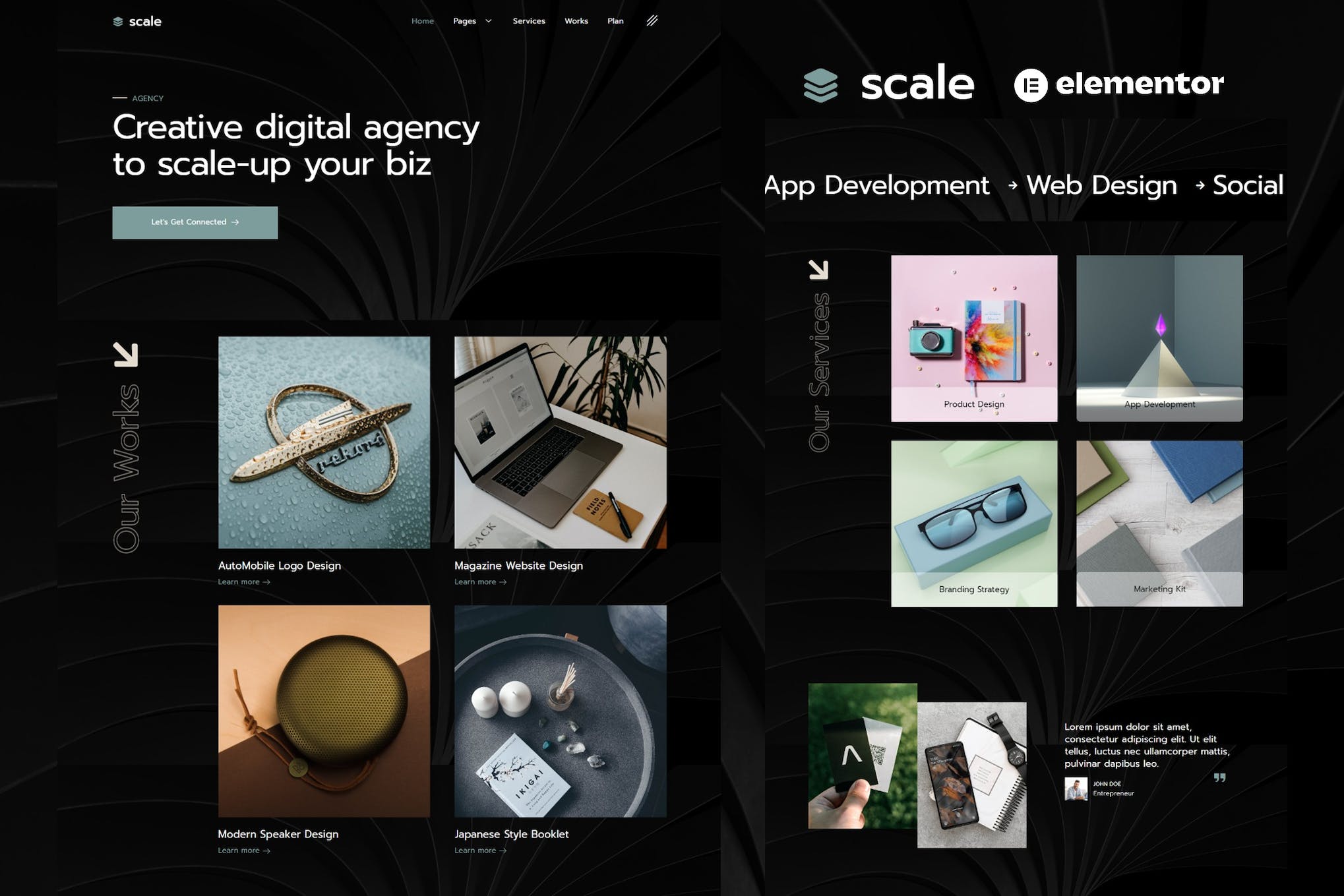 Scale- Creative Agency Elementor Template Kit