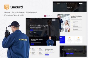 Securd – Security Agency & Bodyguard Elementor Template Kit