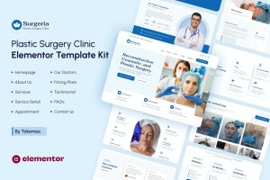 Surgeria – Plastic Surgery Clinic Elementor Template Kit