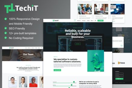 TechIT- Tech Company Elementor Template Kit