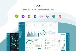 Tocly – NodeJs Admin & Dashboard Template
