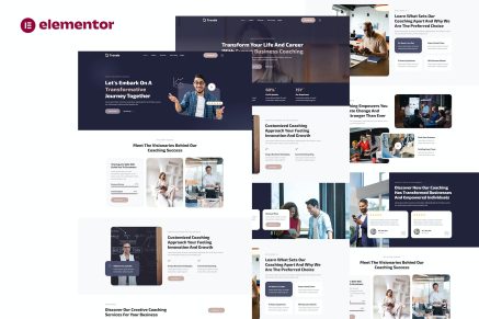 Trenda- Creative Business Coaching Elementor Template Kit