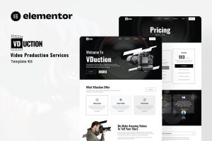 VDuction – Video Production Service Elementor Template Kit