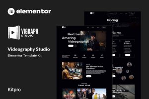 Vigraph – Videography Studio Elementor Template Kit