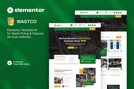 Wastco- Waste Pickup and Disposal Services Template Kit