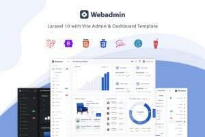 Webadmin – Laravel Admin & Dashboard Template