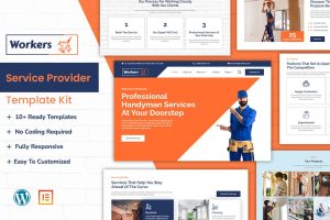 WorkersJet – Handyman & Repair Service Elementor Template Kit