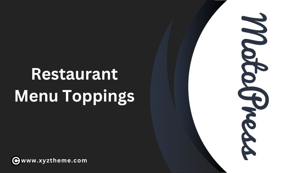 Restaurant Menu Toppings 1.1.5