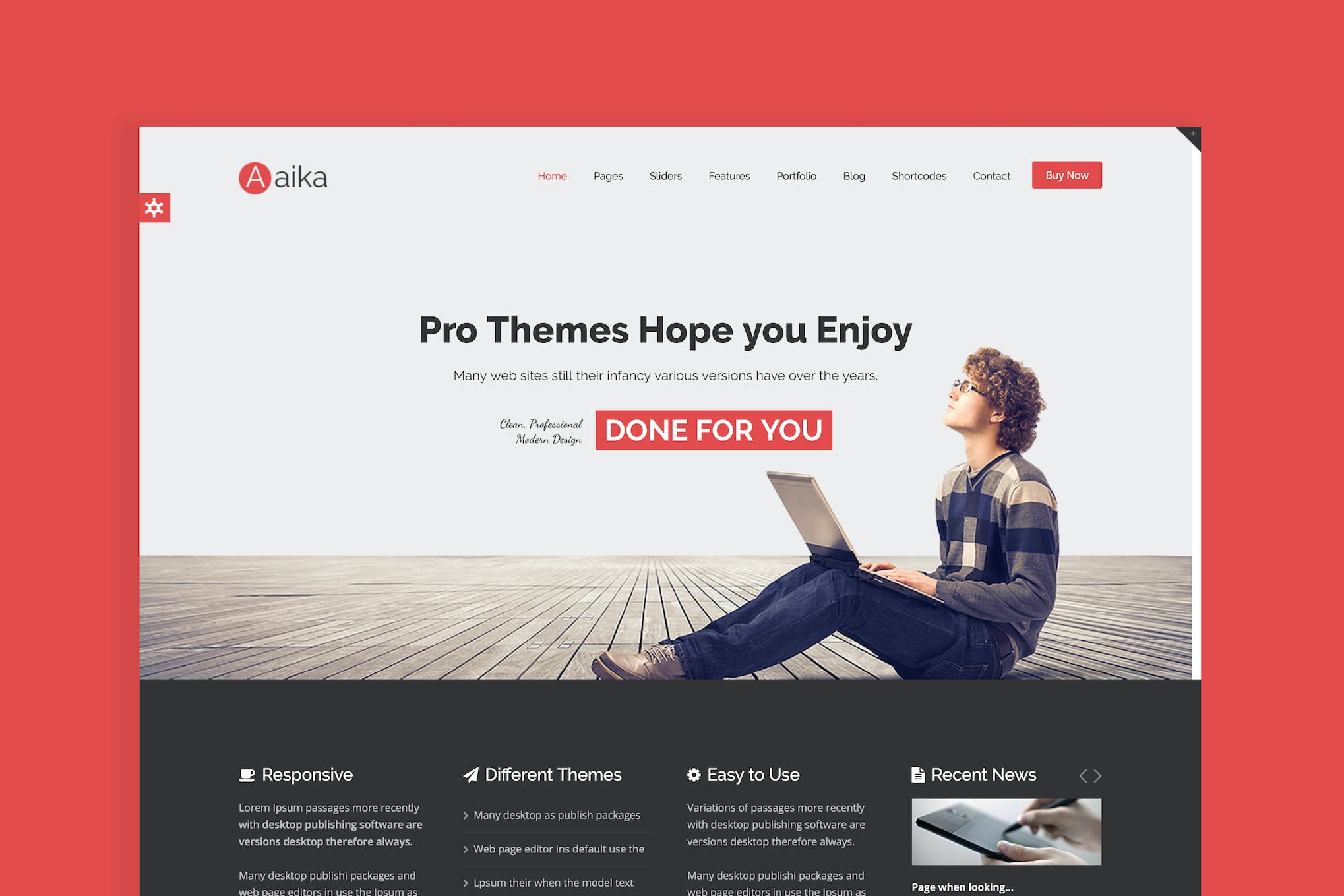 Aaika- Responsive Multipurpose Joomla Template