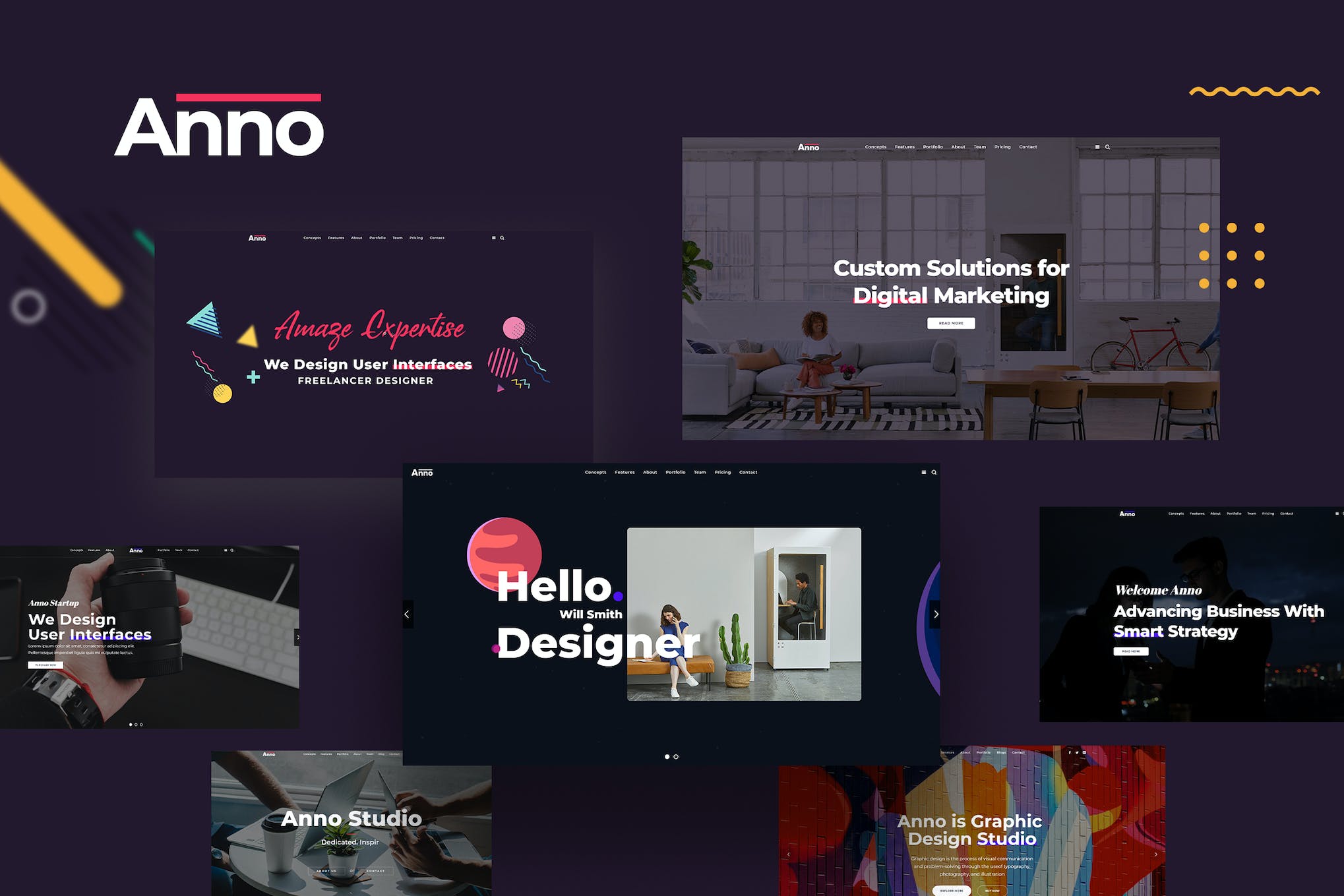 Anno - Digital Agency HTML Template