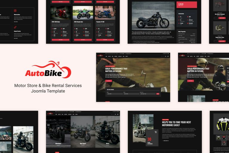 Autobike – Motorcycle Store Joomla Template