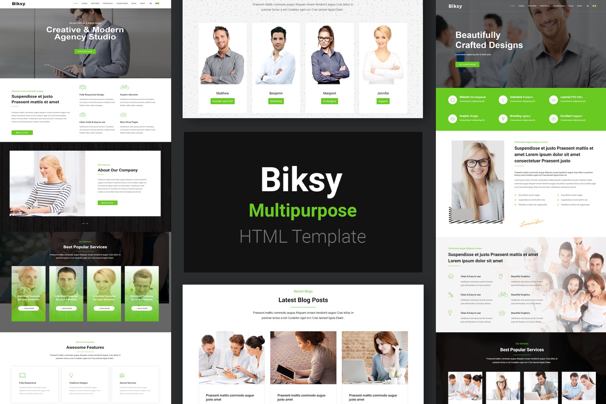 Biksy | Business HTML Template