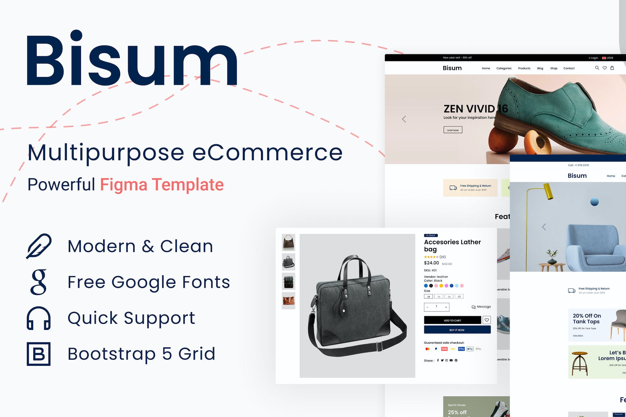 Bisum - eCommerce Bootstrap HTML Template