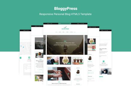 BloggyPress | Personal Blog HTML Template