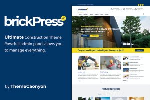 BrickPress – Construction & Business Joomla Template